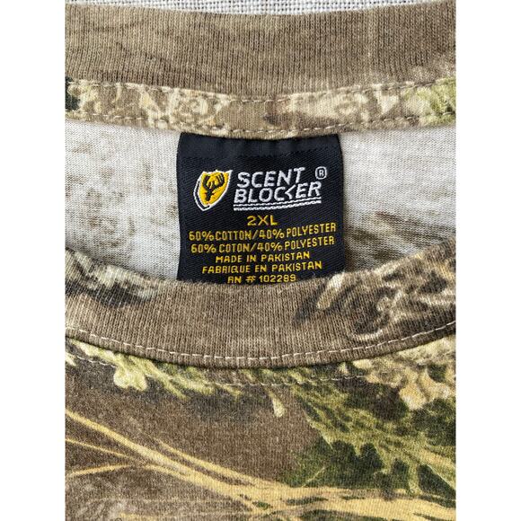 Scent Blocker 2XL Camouflage Hunting Shirt with Scent Control Technology - Picture 2 of 4